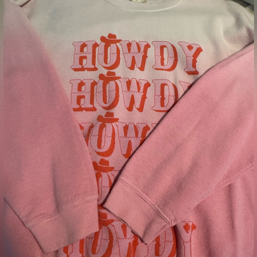 Oversized altar’d state Howdy crewneck